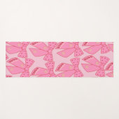 Roze kerstbogen yogamat (Voorkant (horizontaal))