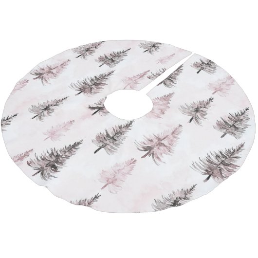 Roze Kerstbomen Kerstboom Rok (Gekanteld)