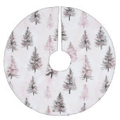 Roze Kerstbomen Kerstboom Rok (Voorkant)