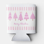 Roze kerstbomen Koelbox Blikjeskoeler (Achterkant)