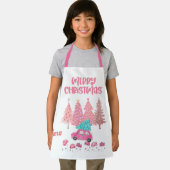 Roze kerstbomen Schort (Insitu)