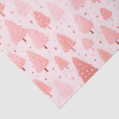 Roze kerstbomen sterren kerst tissuepapier (Detail)