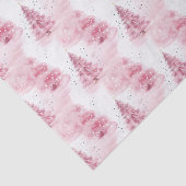 Roze kerstbomen tissuepapier (Detail)