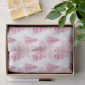 Roze kerstbomen tissuepapier (Geschenk)