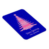 Roze kerstboom, aangepast aan de spaarstand magneet (Rechterzijde)