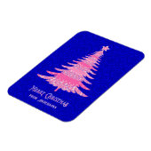 Roze kerstboom, aangepast aan de spaarstand magneet (Linkerzijde)