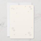 Roze kerstboom boho kaart (Achterkant)