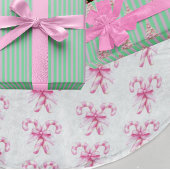 Roze Kerstboom Cadeaupapier