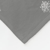 Roze kerstboom en Snowflakes Fleece Blanket Deken (Hoek)