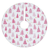 Roze kerstboom kerstboom rok (Voorkant)