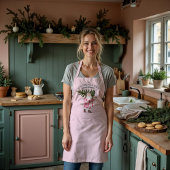 Roze Kerstboom  Kerstman Boerderij Fresh Tree Schort