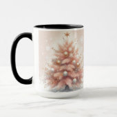  Roze Kerstboom Koffie Mok Cup (Links)