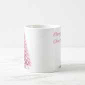 Roze Kerstboom Koffiekopje Koffiemok (Center)