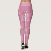 roze kerstboom leggings (Achterkant)