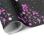 Roze kerstboom met lint cadeaupapier (Rol Hoek)