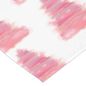 Roze kerstboom met Waterverf Tafelkleed (Gekanteld)