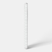 Roze Kerstboom Naam Custom Elegant Modern Samsung Galaxy Hoesje (Linkerkant)