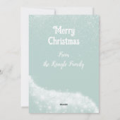  roze kerstboom plat vakantie Kaart (Achterkant)