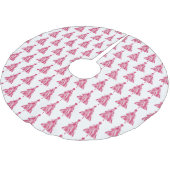 Roze kerstboom rok (Gekanteld)