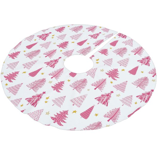 Roze kerstboom rok (Gekanteld)