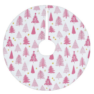 Roze kerstboom rok
