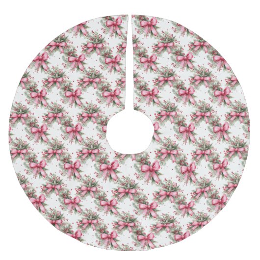 Roze Kerstboom Rok (Voorkant)