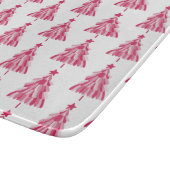 Roze kerstboom snijplank (Hoek)