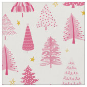 Roze kerstboom stof (Close Up)