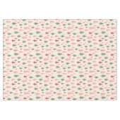 roze kerstboom tafelkleed (Voorkant (Horizontaal))
