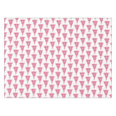 Roze kerstboom tafelkleed (Voorkant (Horizontaal))