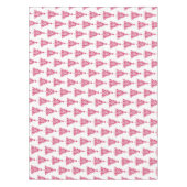 Roze kerstboom tafelkleed (Voorkant)