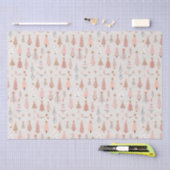 Roze kerstboom tissuepapier (Craft)