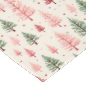 Roze Kerstboom uit het verleden  Tafelkleed (Gekanteld)