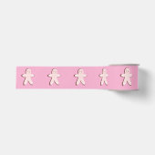 Roze kerstboom van peperkoek grosgrain lint (Voorkant)