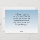 Roze kerstboom Waterverf Kunstfoto Feestdagenkaart (Achterkant)