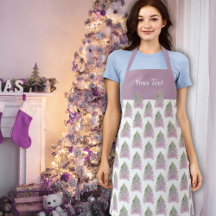 Roze Kerstboom Waterverf Pattern Vakantie