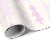 Roze kerstboompapier cadeaupapier (Rol Hoek)