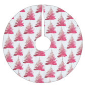 Roze kerstboomrokken met glitter kerstboom rok (Voorkant)