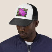 Roze kerstcactus bloom trucker pet (In situ)