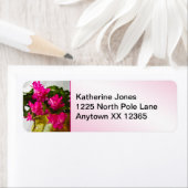 Roze kerstcactus Floral fotografie close-up Etiket (Insitu)