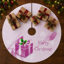 Roze Kerstcadeau Boomrok