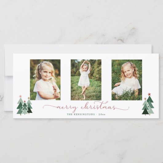 Roze kerstcadeaufeestdag 3 Foto (Voorkant)