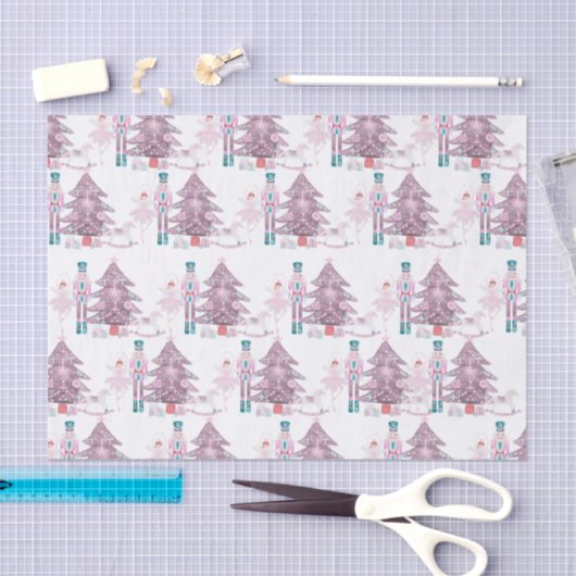 Roze kerstcadeautjes voor de Nutnesskraker Tissuepapier (Craft)