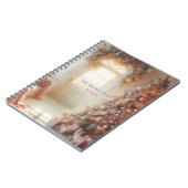 Roze Kerstdromen Notitieboek (Linkerzijde)