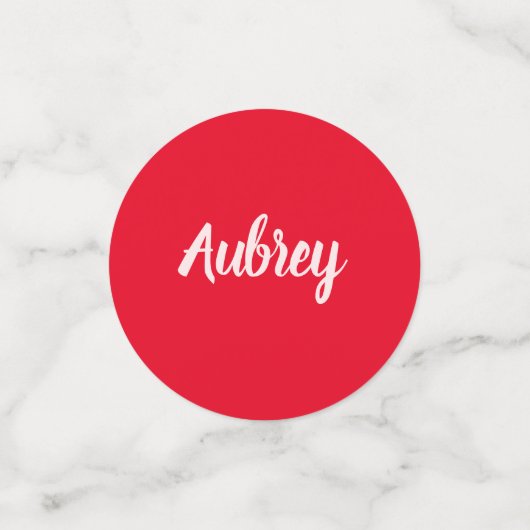 Roze kerstfeestdag confetti (Kleine voorkant)