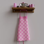 Roze kerstfeestdag Schort