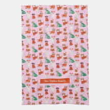 Roze Kersthonden gepersonaliseerd