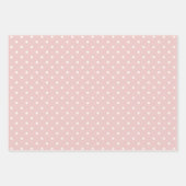 roze kerstinpakpapier inpakpapier vel (Voorkant 3)