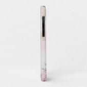 Roze Kerstkabouter Goud Sneeuwvlokken Case-Mate iPhone Case (Achterkant/links)