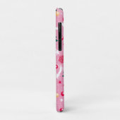 Roze Kerstkat Case-Mate iPhone Case (Achterkant/links)
